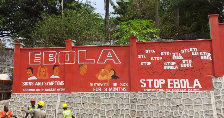 Ebola signs in Freetown, Sierra Leone (Dr D Watson-Jones)