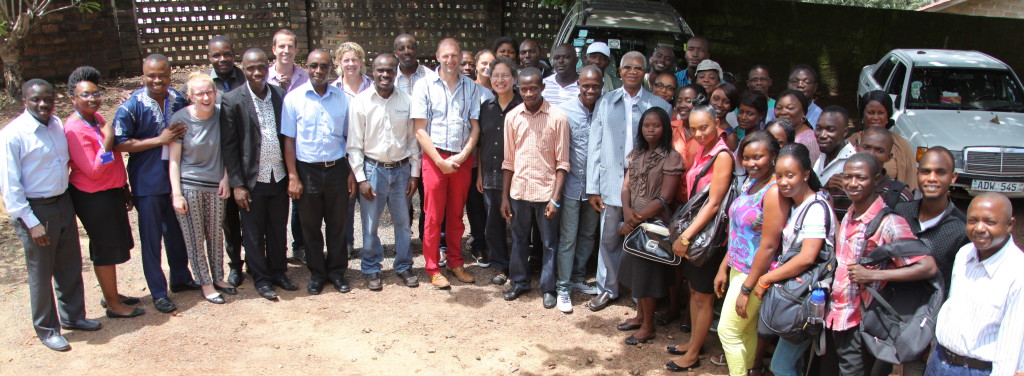 EBOVAC-Salone staff on the day of the study's first vaccination (John Connelly)