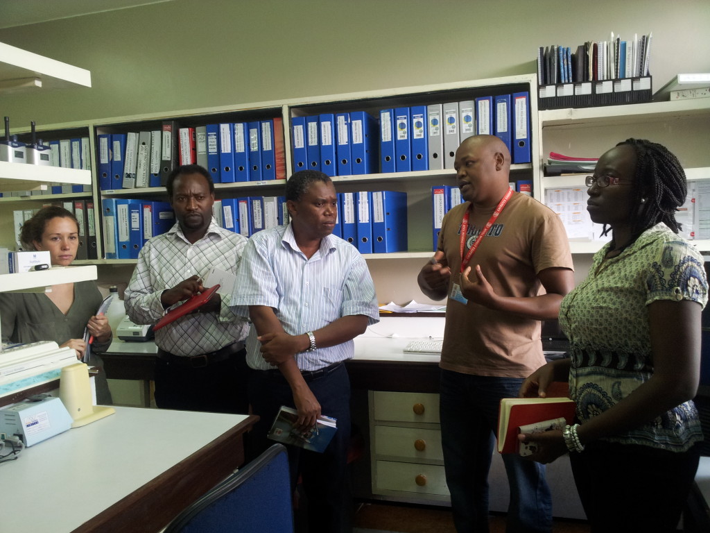 MITU (Tanzania) trial team visit the KAVI (Kenya) trial site (Deborah Watson-Jones)